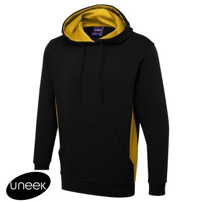 Uneek Two Tone Hooded Sweatshirt - UC517