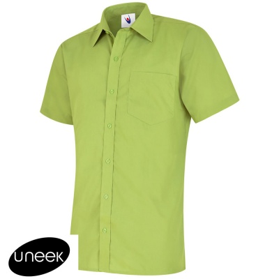 Uneek Mens Poplin Half Sleeve Shirt - UC710