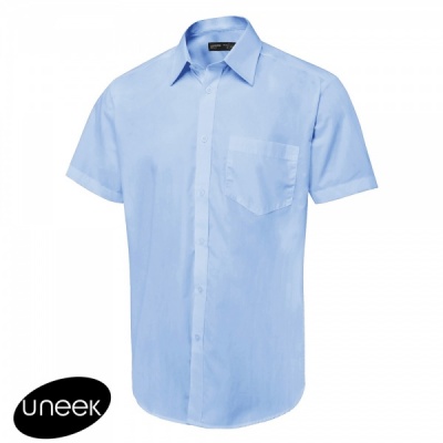 Uneek Men's Short Sleeve Poplin Shirt - UC714