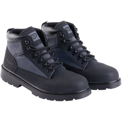 Workforce S1P Black Leather Safety Boot - WF303-P