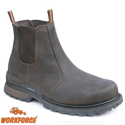 WorkForce Brown Waterproof Dealer Safety Boot - WF8DP