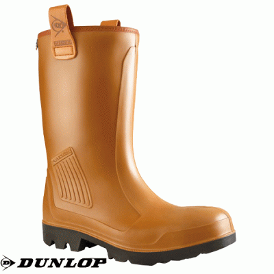 Dunlop PU Air Safety Unlined Rigger Boot - C462743