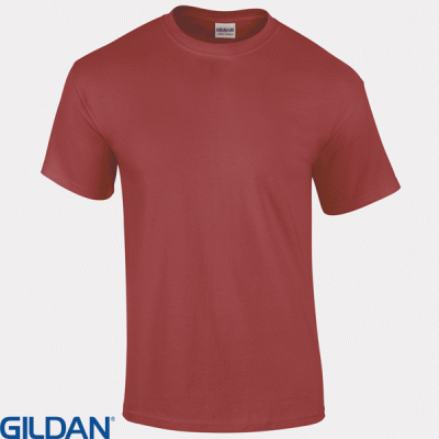 Gildan Ultra Cotton T-Shirt - Red 4XL Heavyweight Tee For Men - View #6