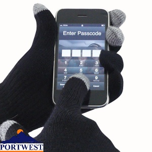 Portwest Touchscreen Knit Glove - GL16