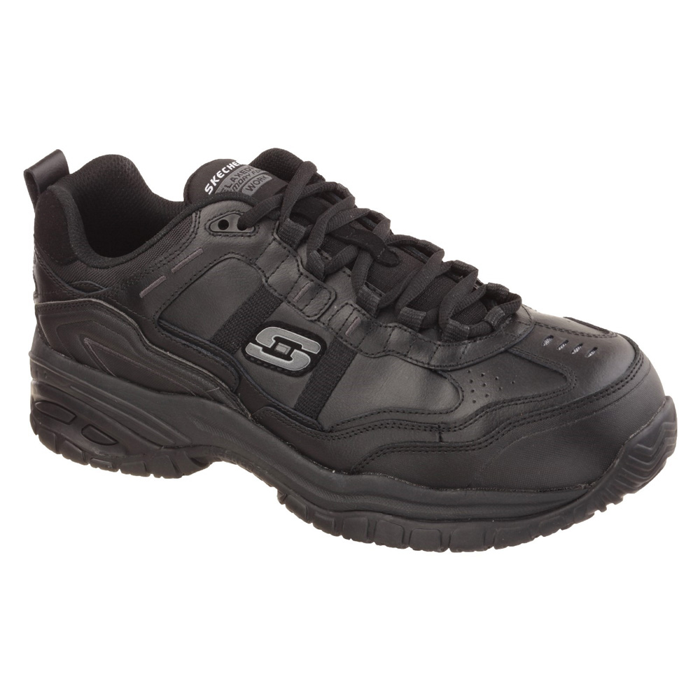 Skechers Soft Stride Grinnell Lace Up Safety Trainer - 77013EC