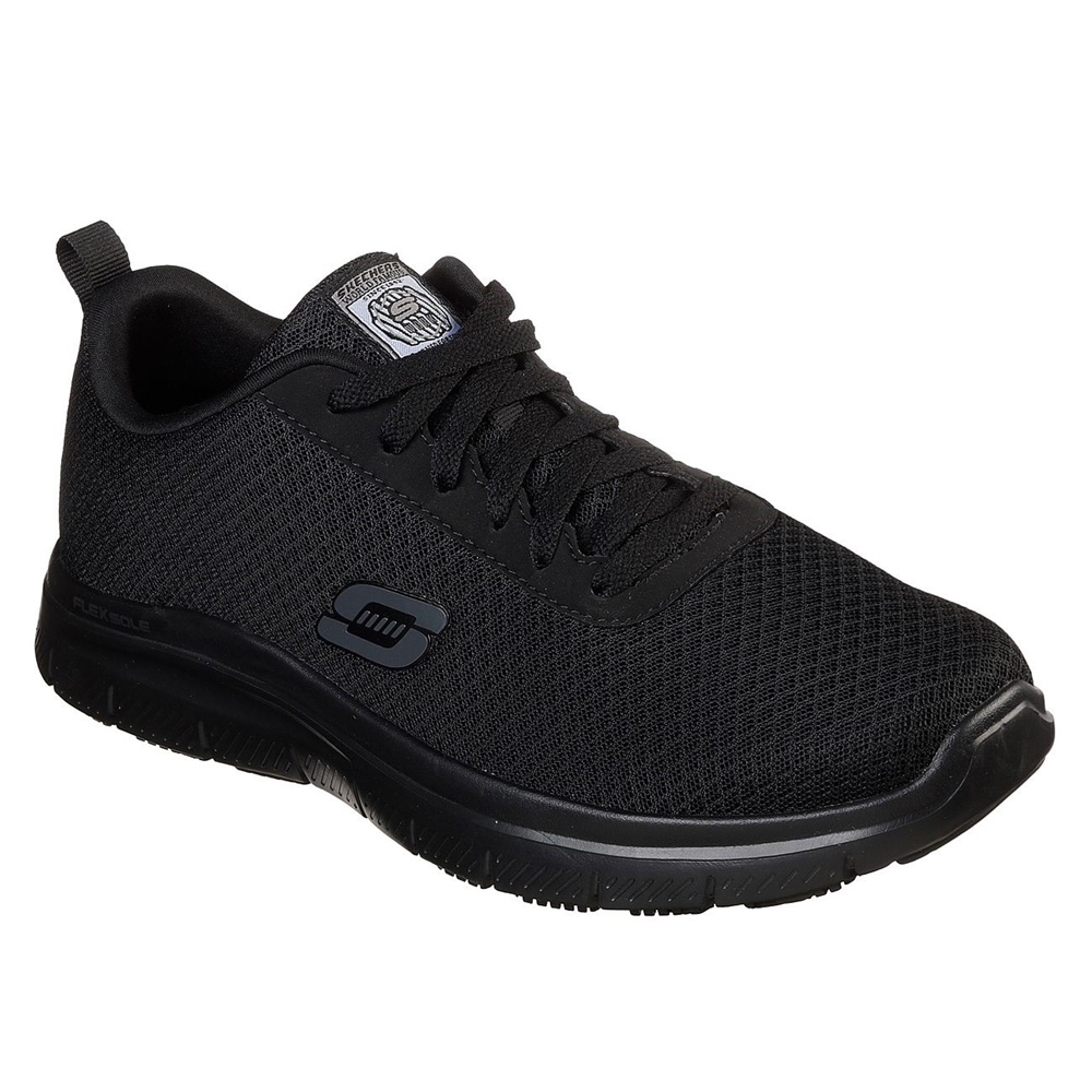 Skechers flex advantage black outlet
