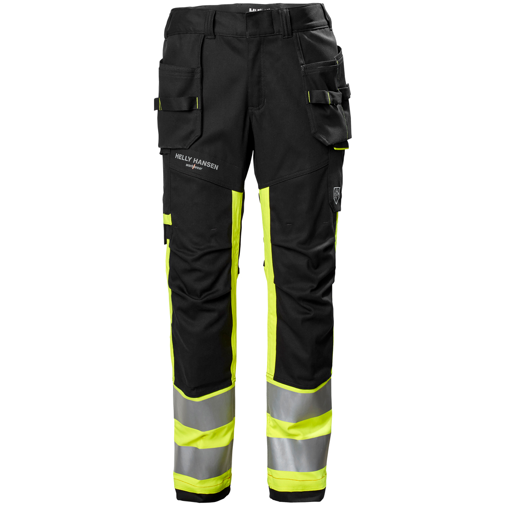 Vis Guide Helly Hansen Hi Vis Fyre Construction Pant Class 1 - 77450