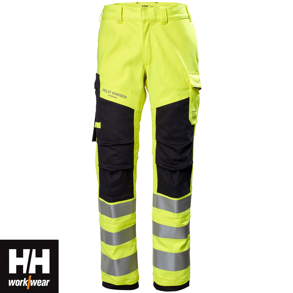 Helly Hansen Hi Vis Fyre Work Pant Class 2 77451