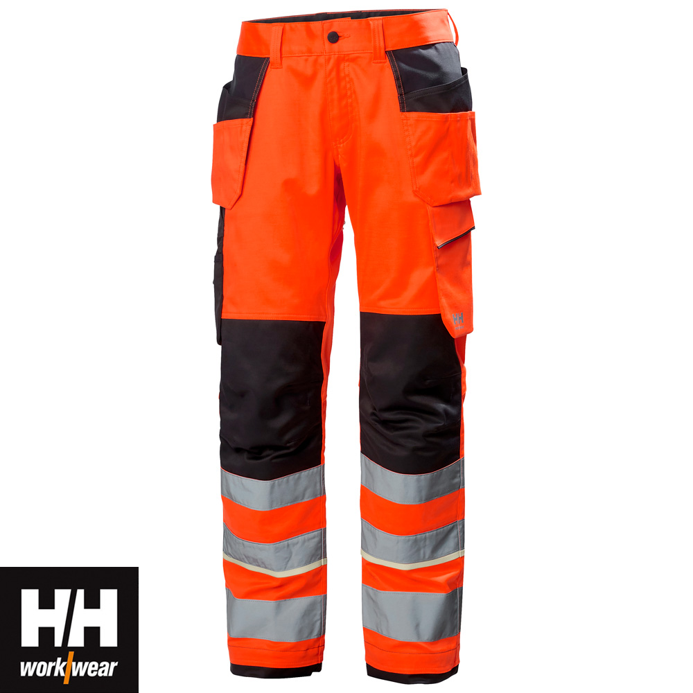 Helly Hansen 77518 UC-ME Hi-Vis Construction Pirate Trousers Pants main image 0