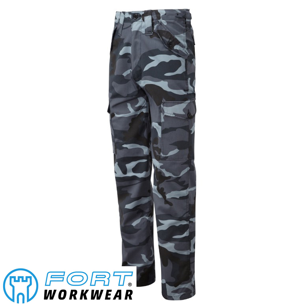 Mens Blue Castle Combat Workwear Work Cargo Army Trousers Pants Combats 29" 32" 