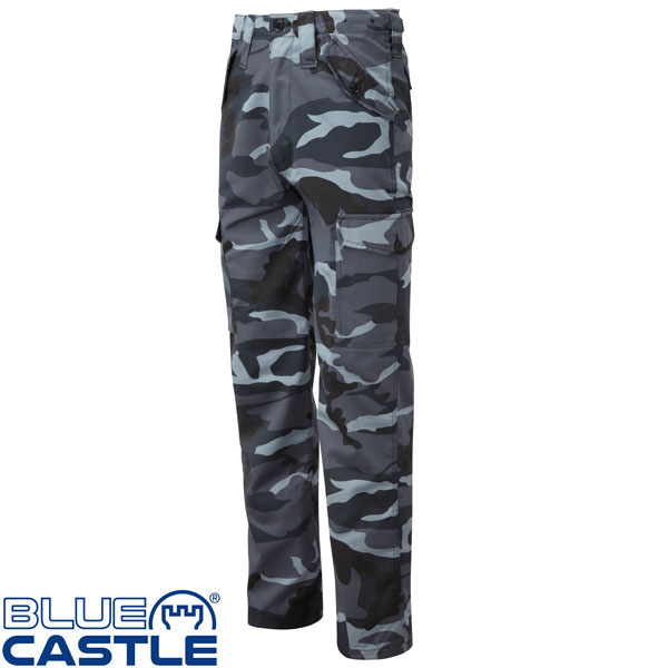 blue combat pants