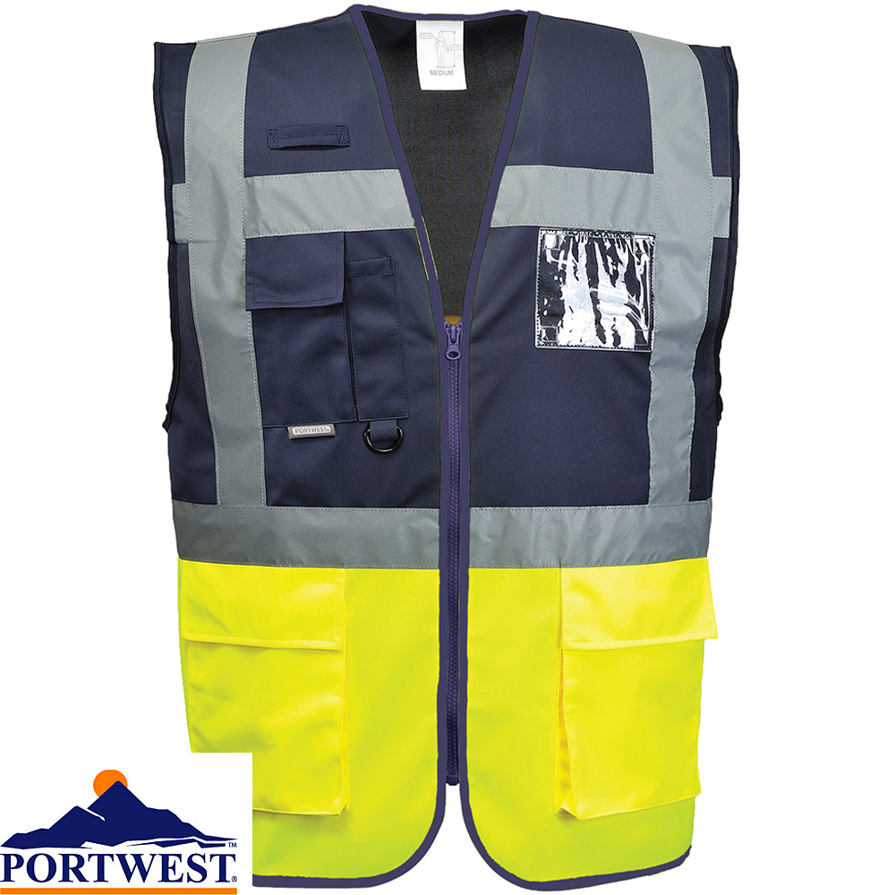 High vis online vest with pockets