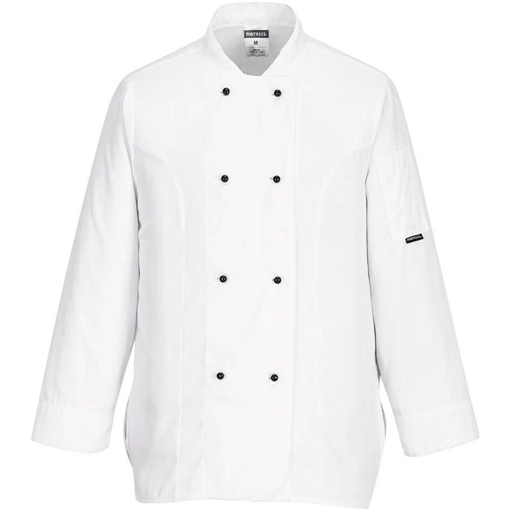 Portwest Rachel Ladies Long Sleeve Chefs Jacket C837