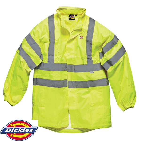 Dickies Hi Vis Waterproof Lightweight Jacket SA22042