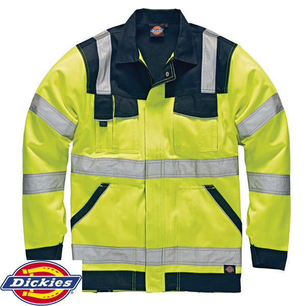 dickies hi vis bodywarmer