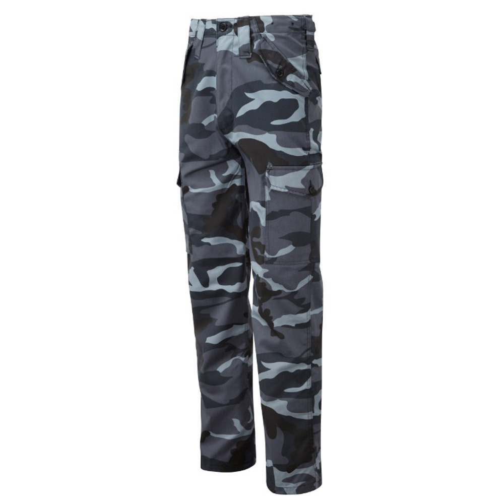 Reclaimed Vintage Revived Camo Cargo Trousers In Blue  ASOS
