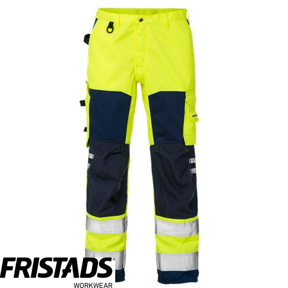 Yellow High Vis Waterproof Over trousers  Bodyguard Workwear
