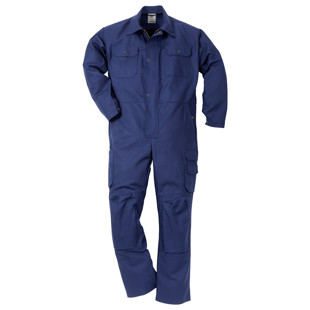 Fristads Industrial Cotton Front Zipped Kneepad Coverall 880 FAS - 100319