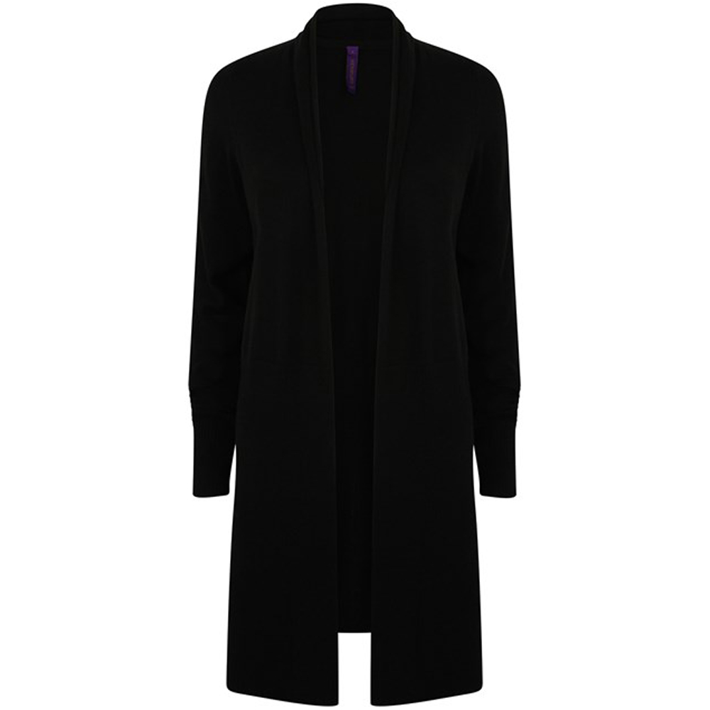 Henbury Women's Longline Open Cardigan HB719