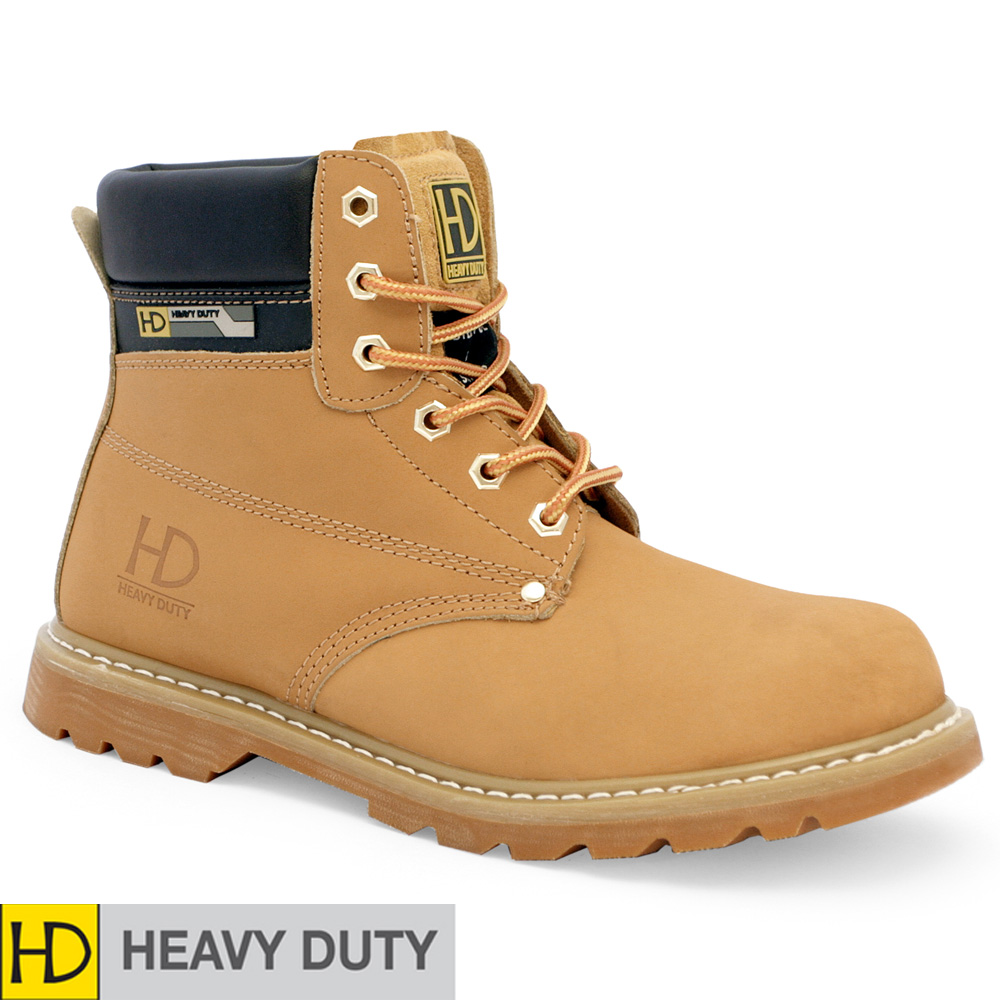 men work boots safety toe and midsole heavy duty goodyear welted water resistant 