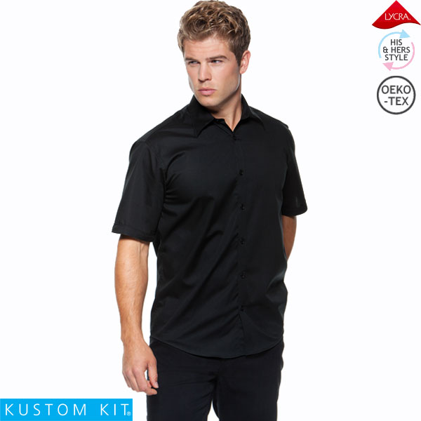 Mens Short Sleeve Bar Shirt - KK120