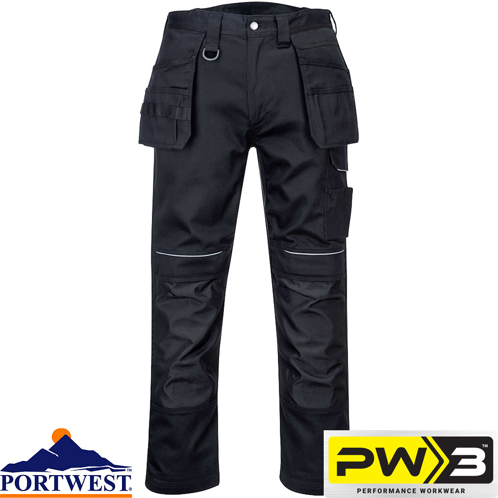 Portwest PW3 Cotton Work Holster Trouser - PW347 Portwest PW3 Cotton Work Holster Trouser - PW347