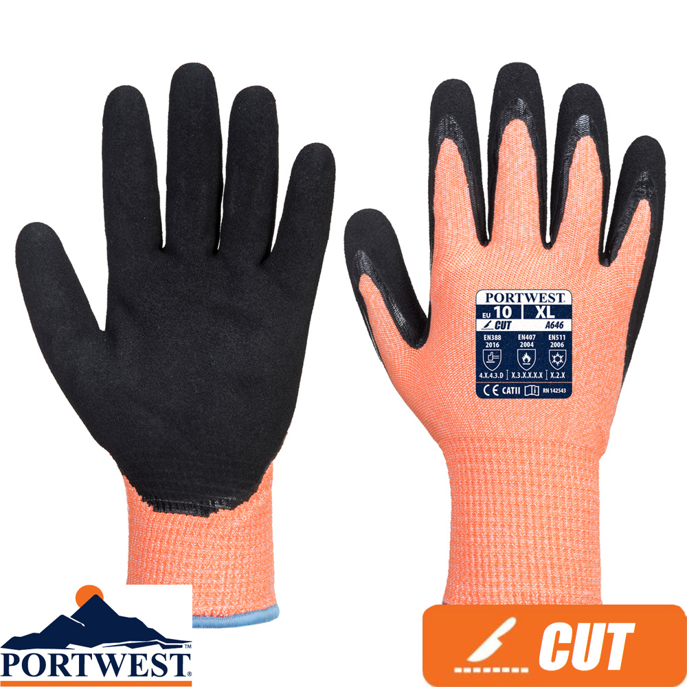 nitrile winter gloves