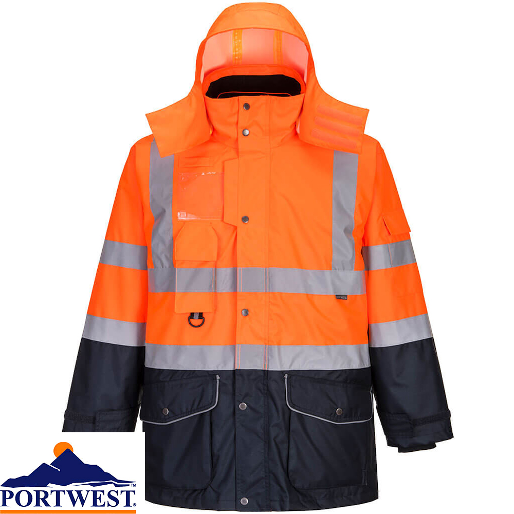 manteau fluorescent homme
