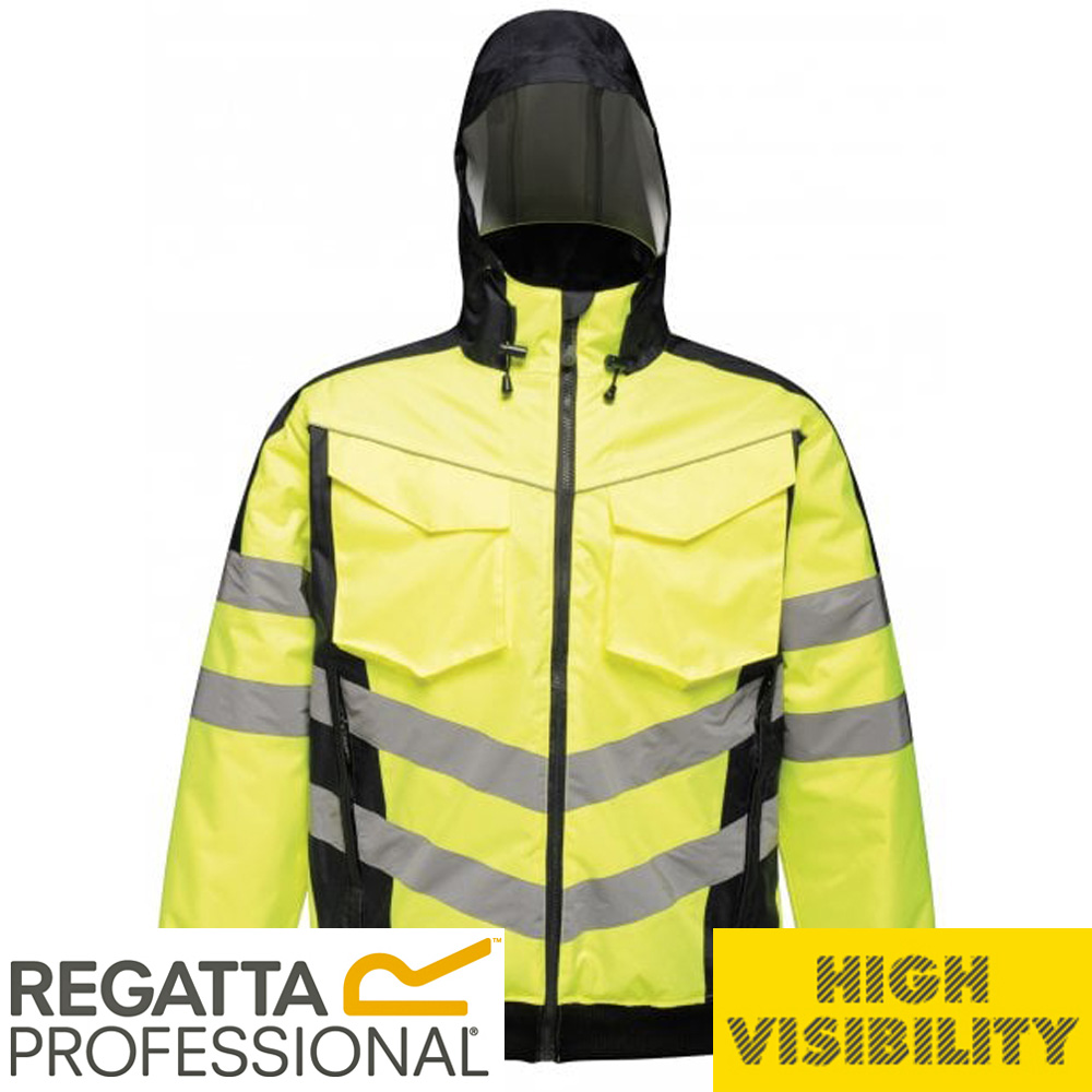regatta hi vis softshell jacket