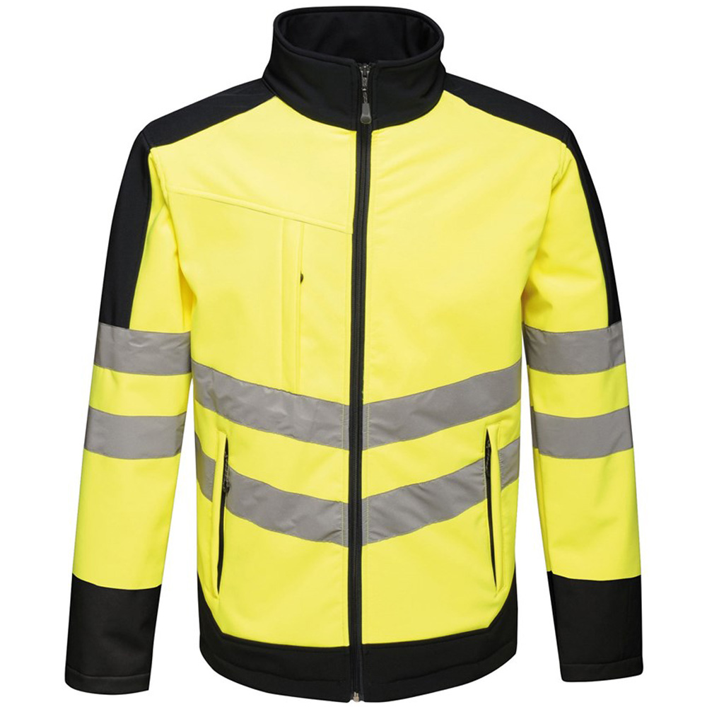 Regatta Hi Vis Pro 3 Layer Breathable Softshell Jacket TRA625