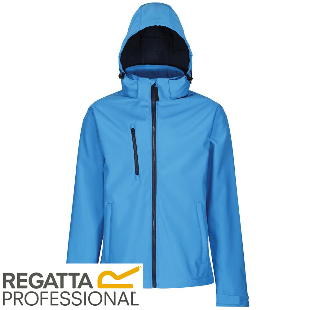 Regatta Venturer Hooded Softshell Jacket Waterproof Breathable Wind Resistant TRA701