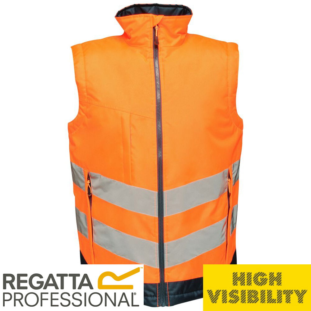 Regatta Hi Vis Pro Insulated Bodywarmer Waterproof Breathable Windproof 