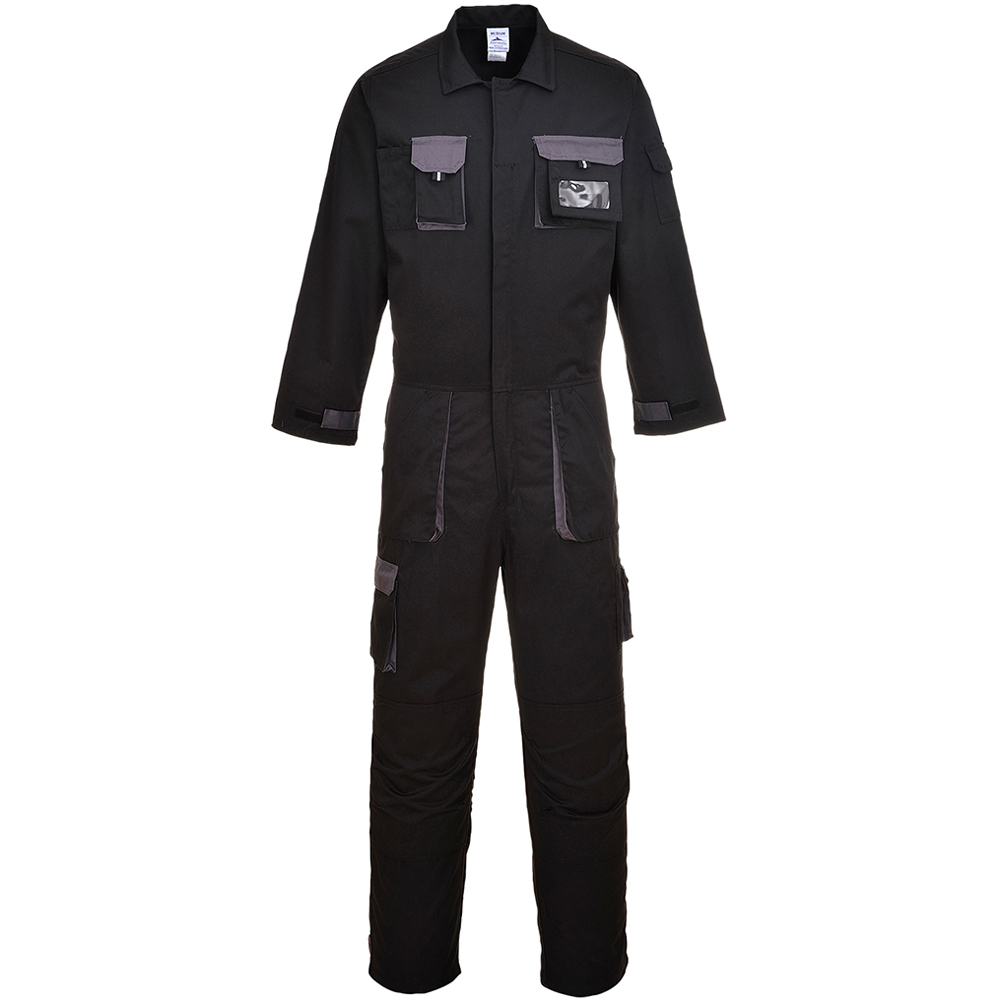 Portwest Texo Contrast Bib and Brace Painters Elasticated Coverall Overall TX12 