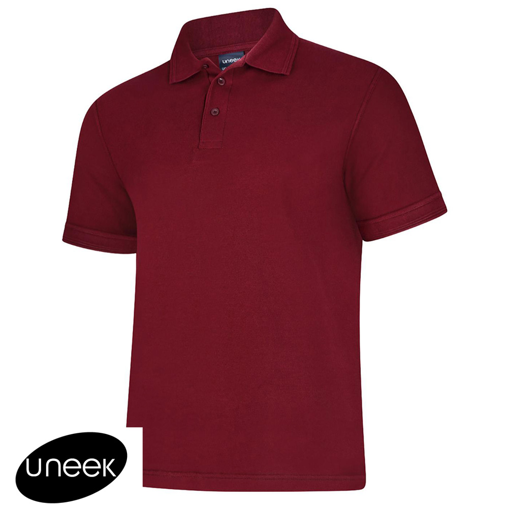 Uneek UC108 Deluxe Polo Shirt  *SIZES XS Upto 8XL* Men's Casual Smart Top 