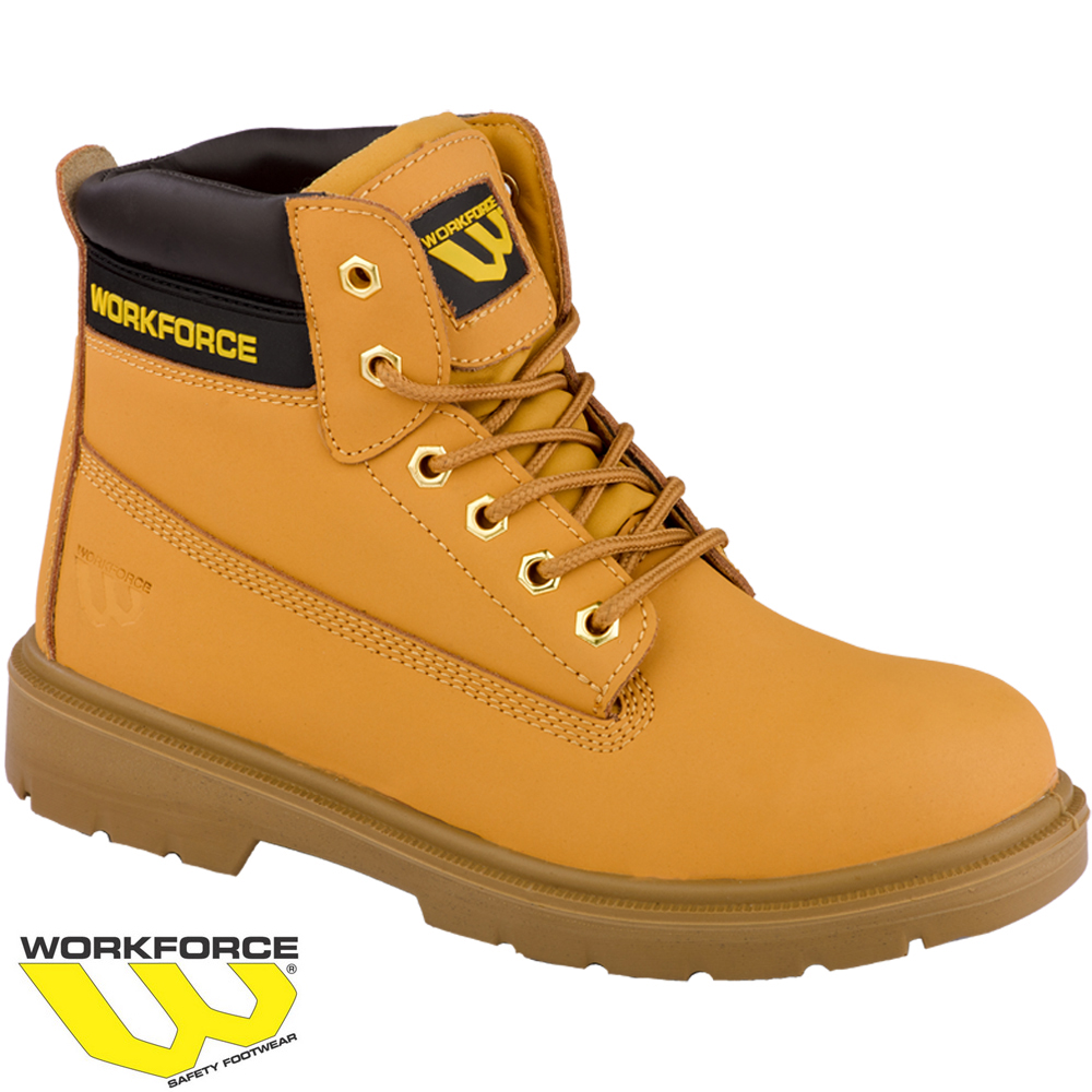 WorkForce S1P Honey Leather Safety Boot WF301P