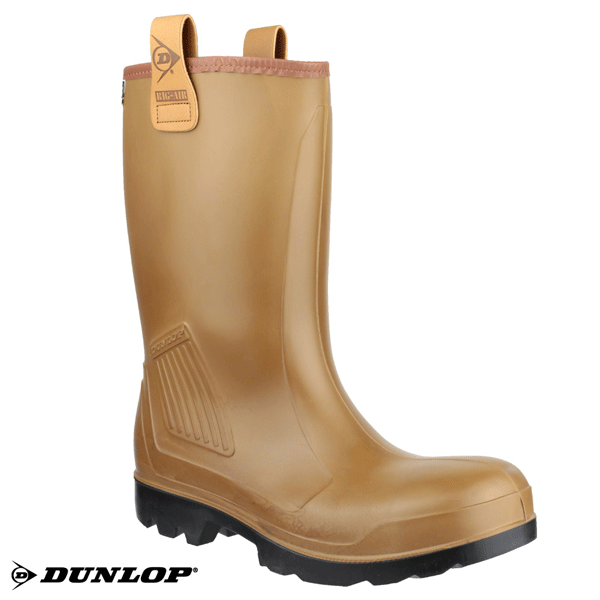 Dunlop PU Air Safety Lined Rigger Boot 
