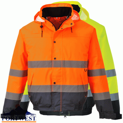 Hi-Vis Two Tone Bomber Jacket - S266