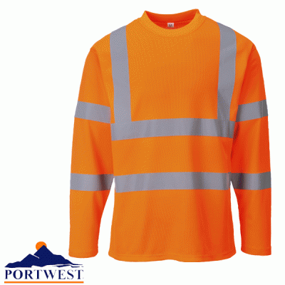 Portwest Hi Vis Long Sleeved T-Shirt - S278