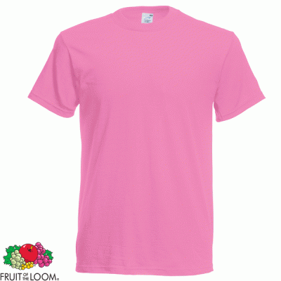 Fruit Of The Loom Maglietta Girocollo 1047 - Maniche Corte, 100% Cotone, Peso 135-145 G/m², Taglie Da S A 2XL