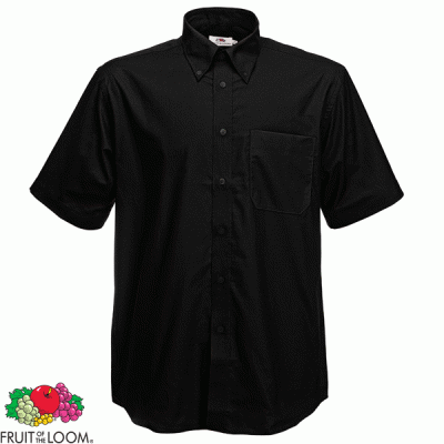 Fruit of the Loom Short Sleeve Oxford Shirt - SS112