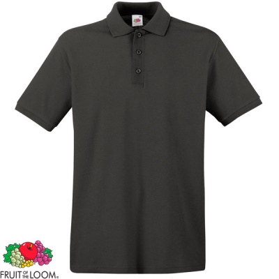 Fruit of the loom black polo shirt deals