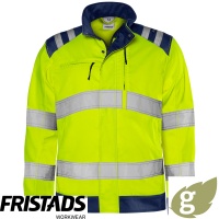 Fristads Green Hi Vis Jacket Class 3 4067 GPLU - 131976