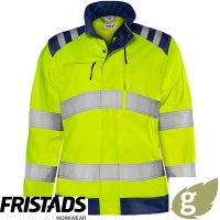 Fristads Green Women's Hi Vis Jacket Class 3 4068 GPLU - 131984