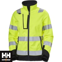 Helly Hansen Jacke 74272 Icu Softshell Jacket 369 EN471 Yellow/Black