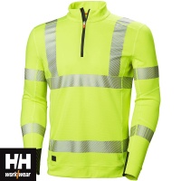 Helly Hansen Lifa Active Hi Vis Half Zip Baselayer Top - 75110