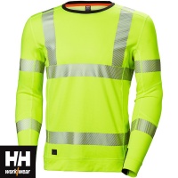 Helly Hansen Lifa Active Hi Vis Crewneck Baselayer Top - 75111