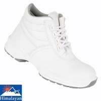 Himalayan White Microfibre Lace Up Boot - 9952
