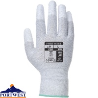 Portwest Antistatic PU Fingertip Glove - A198