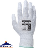 Portwest Antistatic PU Fingertip Glove - A198