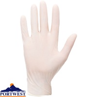 Portwest Powdered Latex Disposable Glove - A910